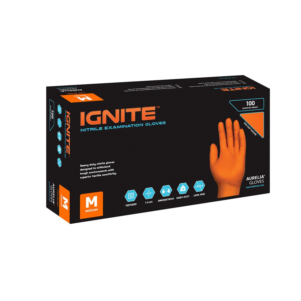 Aurelia Ignite Heavy Duty Nitrile Gloves (10 x 100 Boxes) AVCSL